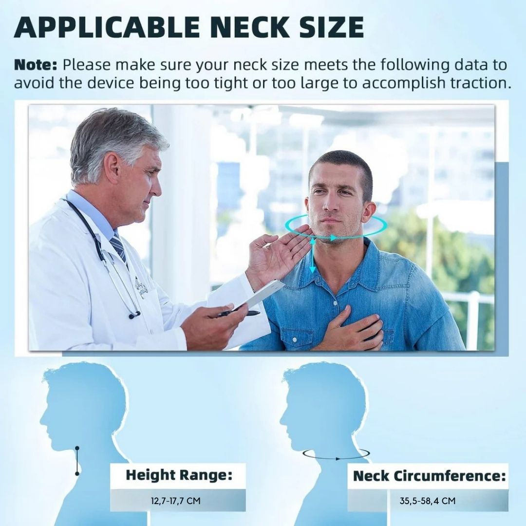 Adjustable Neck Traction Device for Cervical Pain and Tension Relief