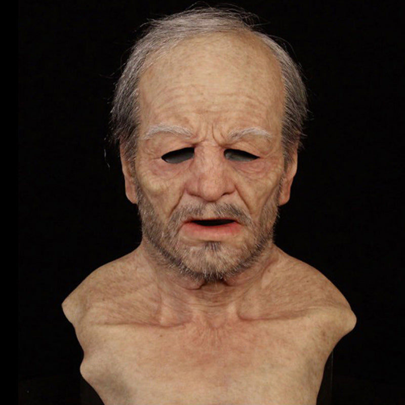 Realistic Full-Face Latex Mask for Halloween and Cosplay