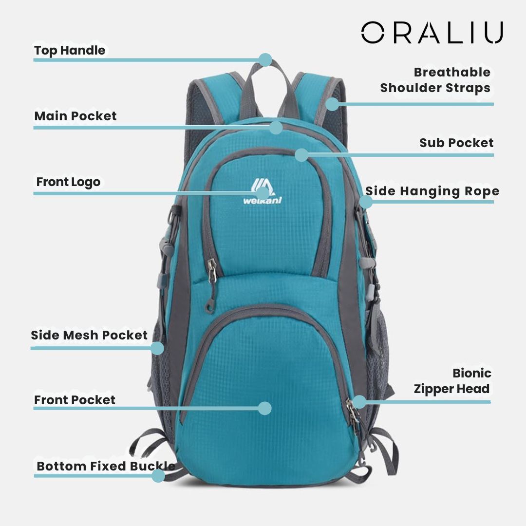 Ultralight Waterproof Daypack for Hiking, Camping & Travel Adventures