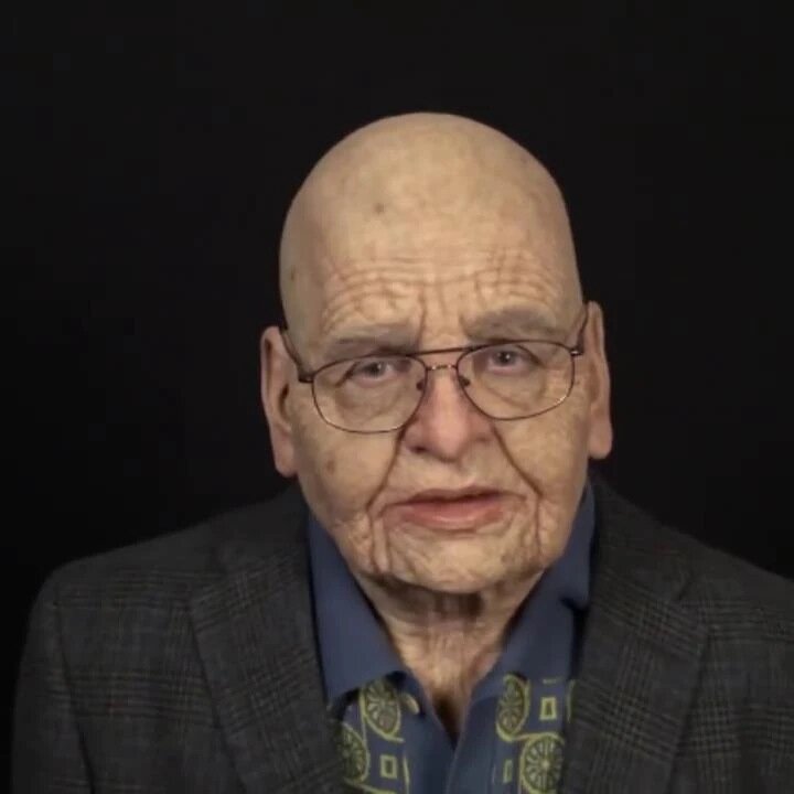 Old Man Latex Mask – Realistic Halloween Costume for Adults
