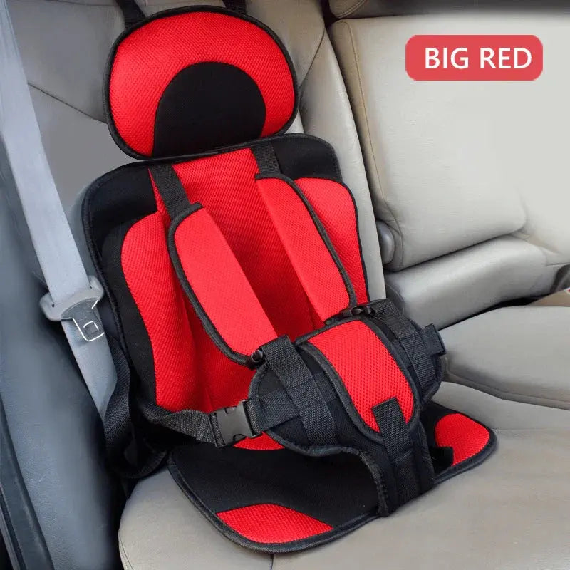 Portable Travel Car Seat for Kids | Foldable Booster with 5-Point Harness