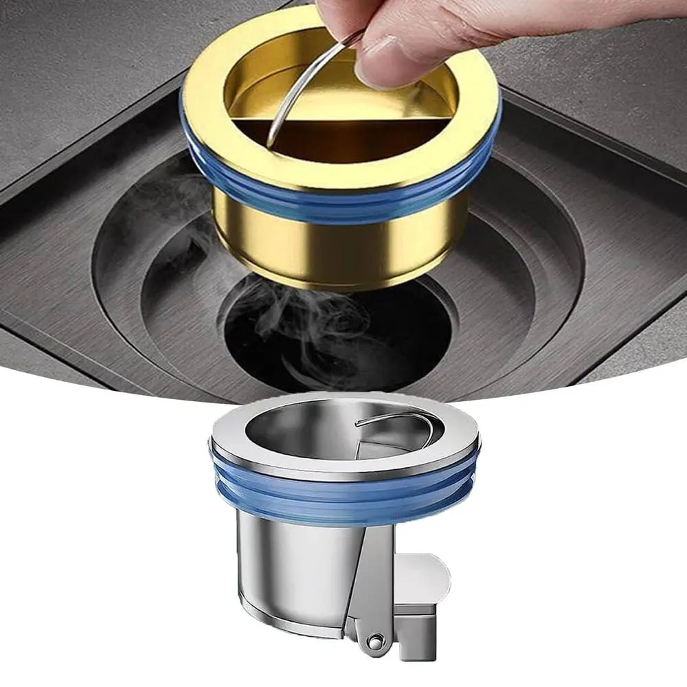 Brass Anti-Odor Drain Core – Blocks Pipe Smells & Ensures Clear Drains
