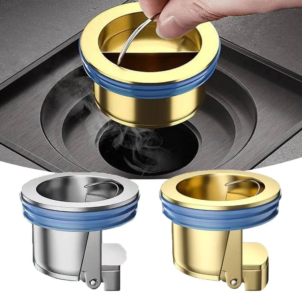 Brass Anti-Odor Drain Core – Blocks Pipe Smells & Ensures Clear Drains
