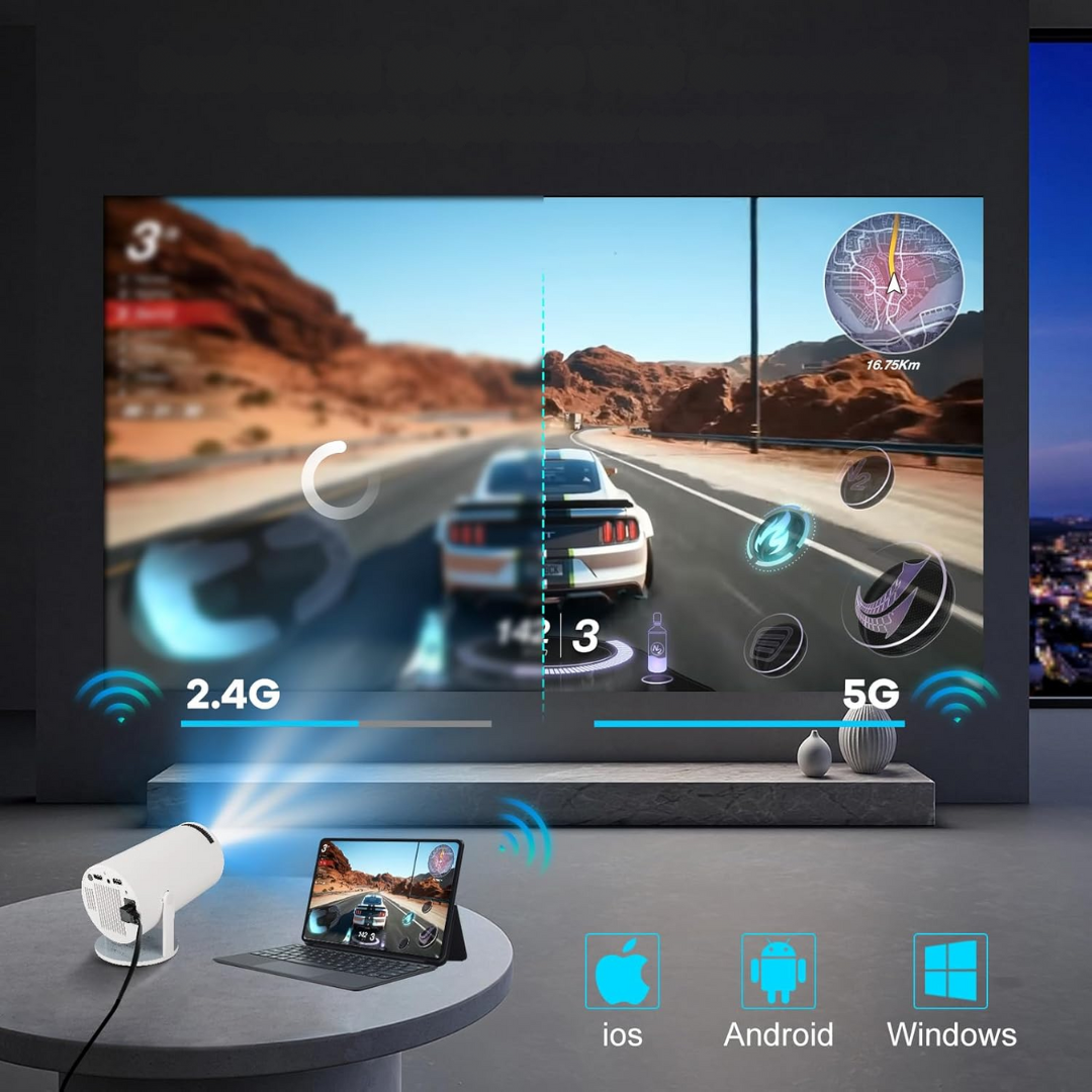 Ultra-HD 4K Portable Smart Cinema Projector