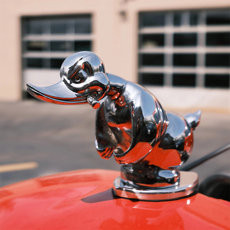 Angry Rubber Duck Radiator Ornament