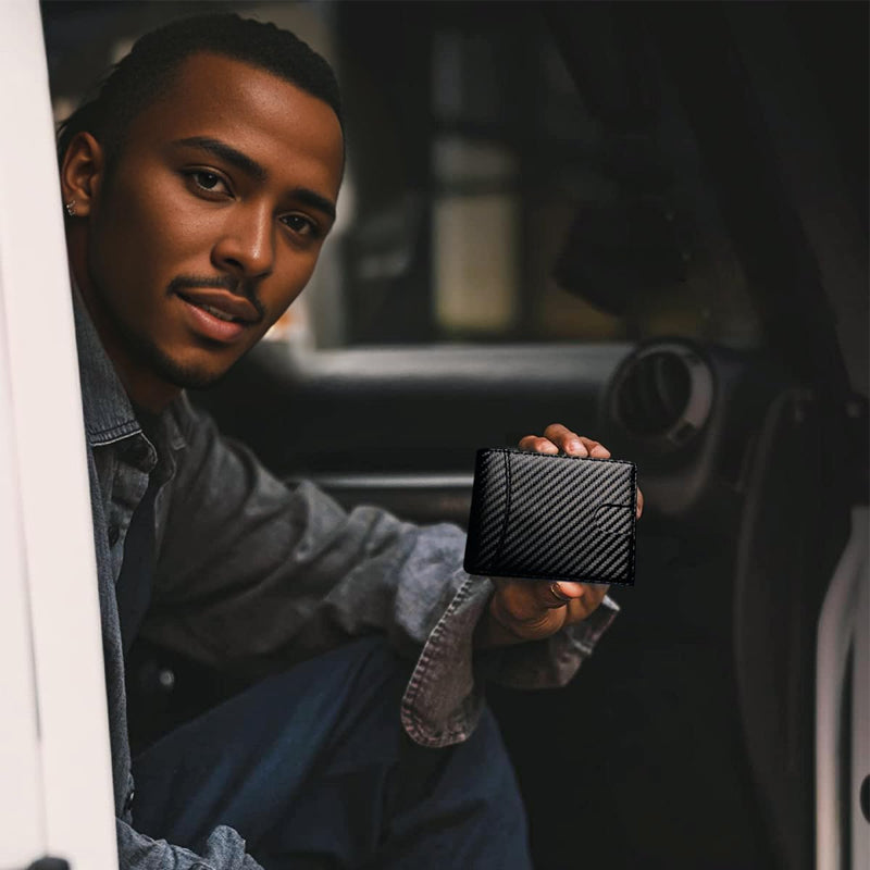 Genuine Leather Anti-theft Card Holder with RFID Protection