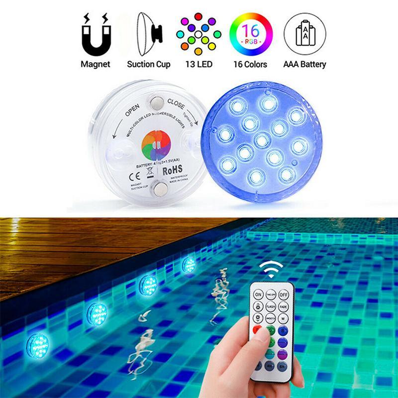 Wireless Waterproof LED Light with Magnetic Suction Cup