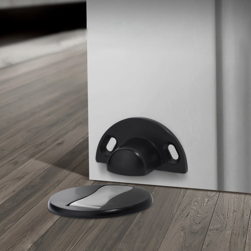 Invisible Magnetic Door Stopper in Stainless Steel Finish