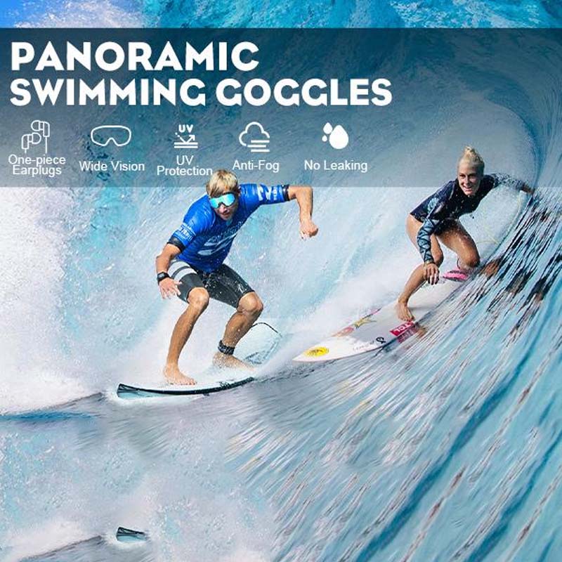 Wide Vision Anti-Fog Swimming Goggles