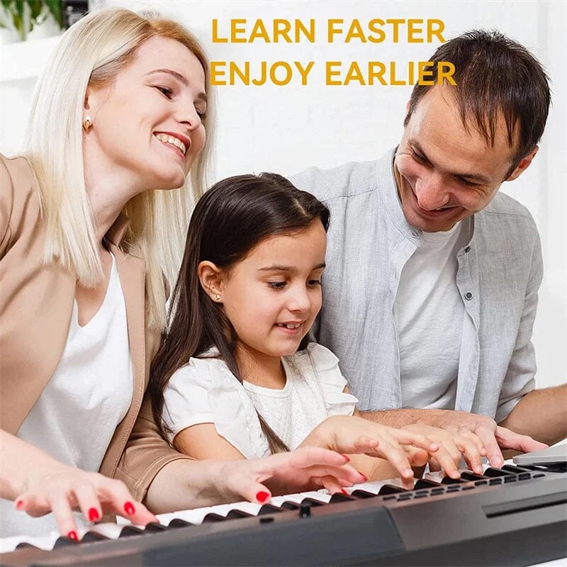 Removable Piano Key Labels for Beginners