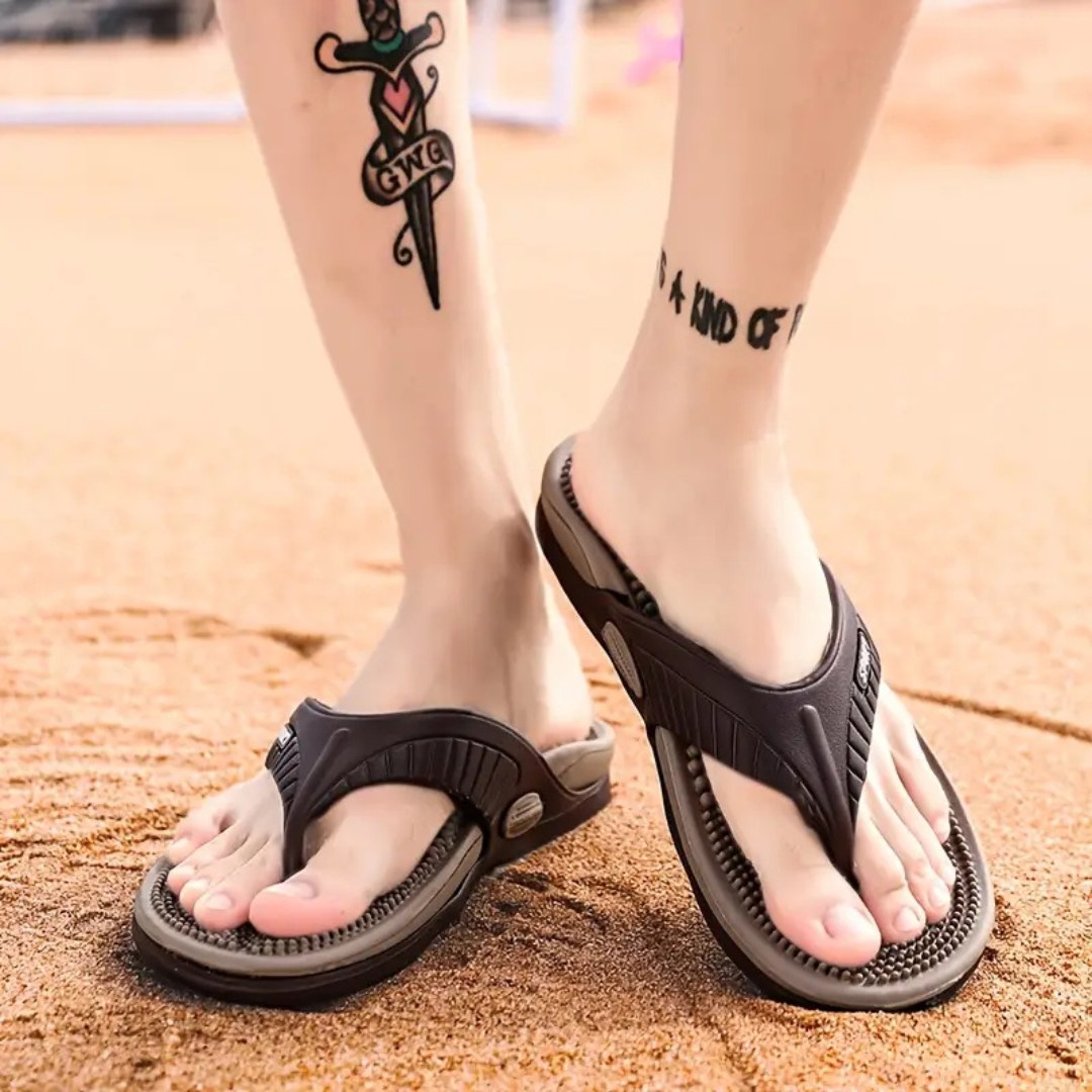 Acupressure Massage Footwear for Stress Relief and Comfort