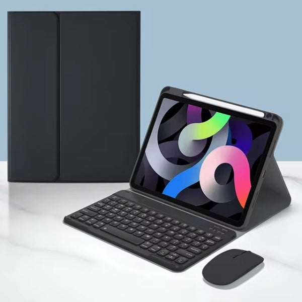 Wireless Keyboard Case for iPad with Rotating Feature