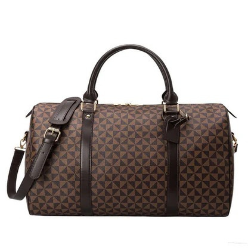 Premium Leather Travel Bag - Stylish Unisex Duffle Bag