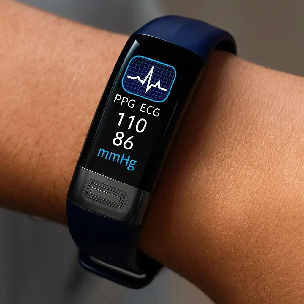 Smartwatch with ECG & Blood Pressure Tracking