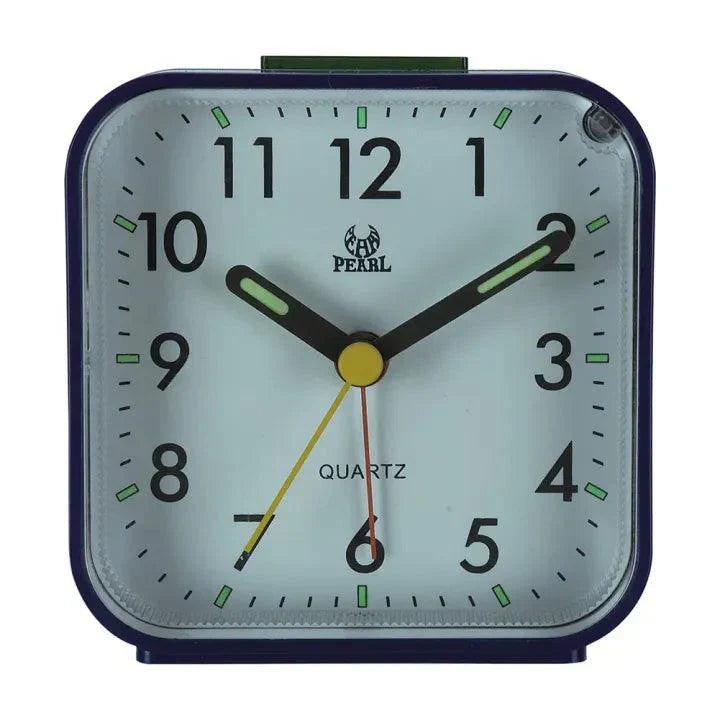 Silent Analog Alarm Clock with Gentle Light and Snooze Feature
