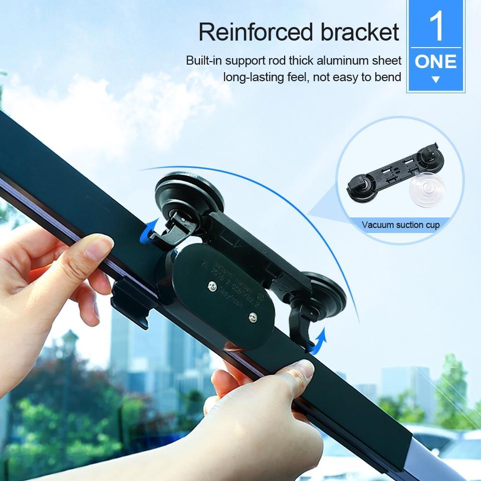 Retractable Sun Shade for Car Windshield