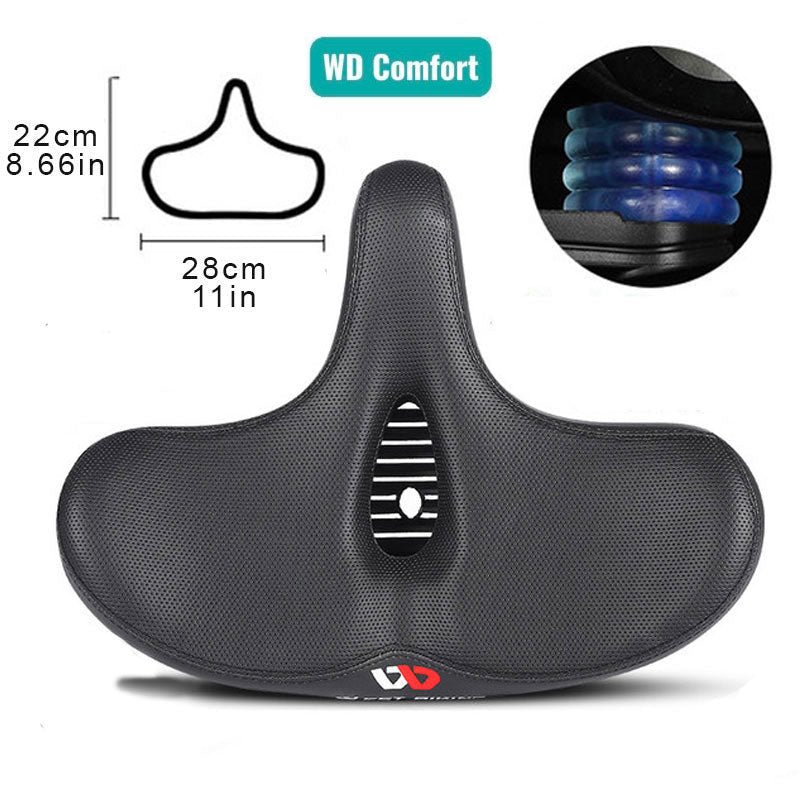 Extra Wide Ergonomic Bike Seat - Breathable and Comfortable Saddle