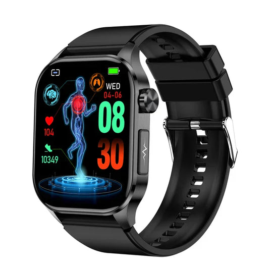 Advanced ECG Uric Acid Blood Pressure Smartwatch Monitor