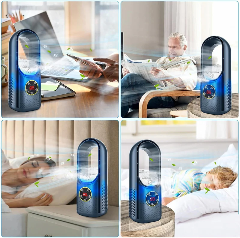 2025 Silent Bladeless Portable Air Conditioner for Home and Office