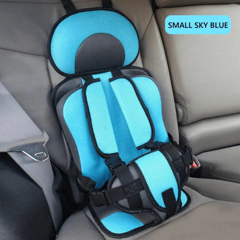 Portable Travel Car Seat for Kids | Foldable Booster with 5-Point Harness