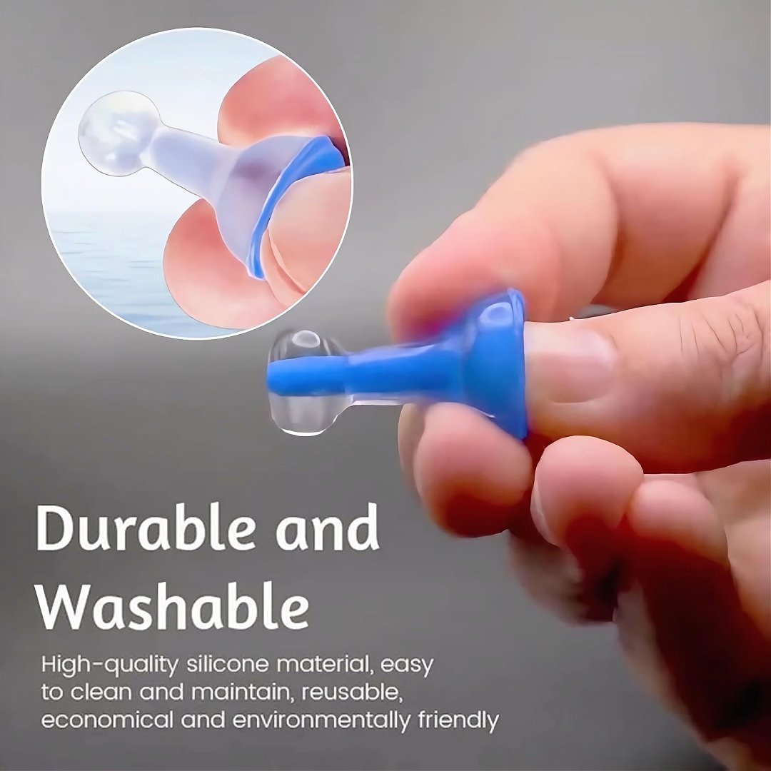 Inflatable Reusable Earplugs | Noise Cancelling & Waterproof | 35dB Silicone