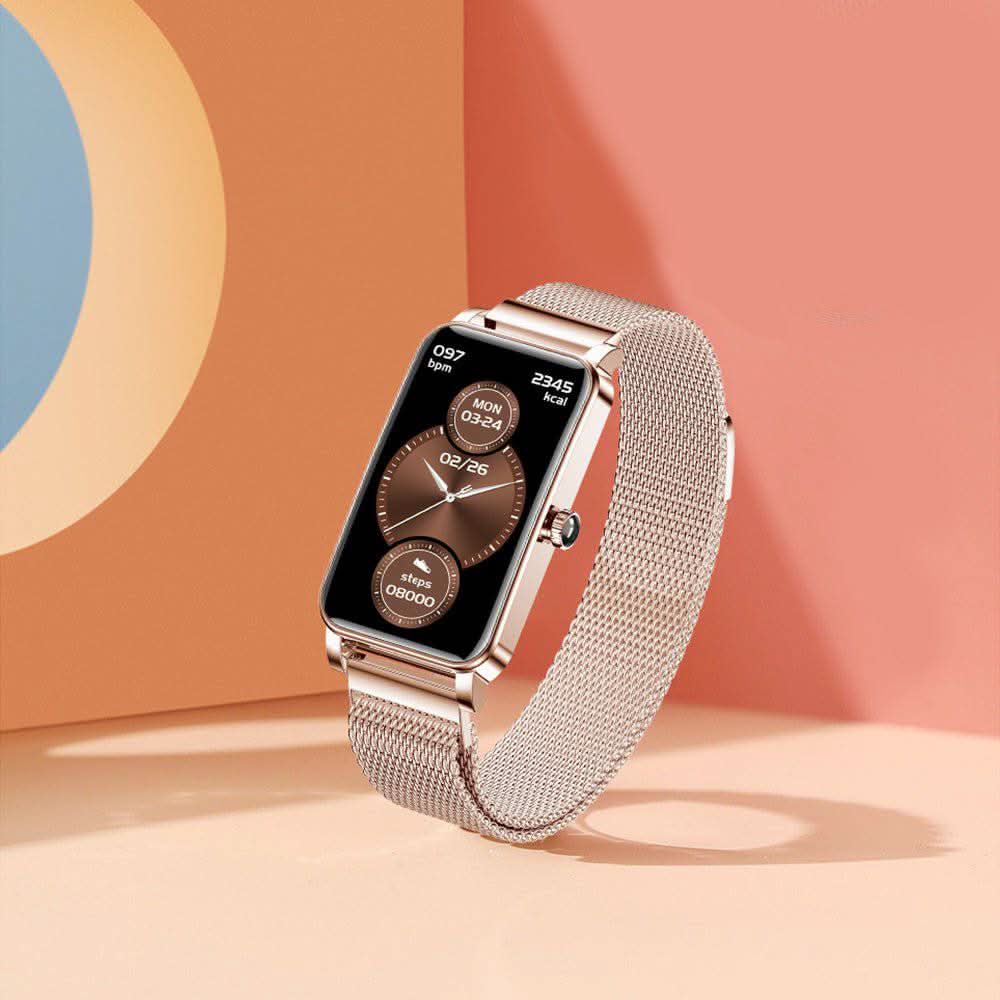Women's Smartwatch for Fitness, Health, and Notifications
