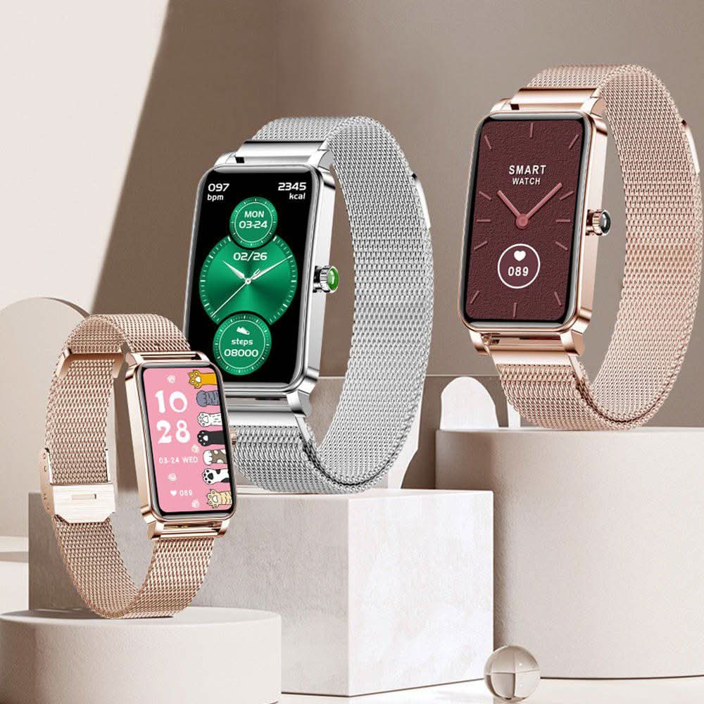 Women's Smartwatch for Fitness, Health, and Notifications