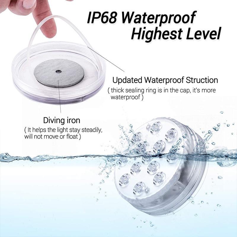 Waterproof Magnetic LED Light with Remote Control