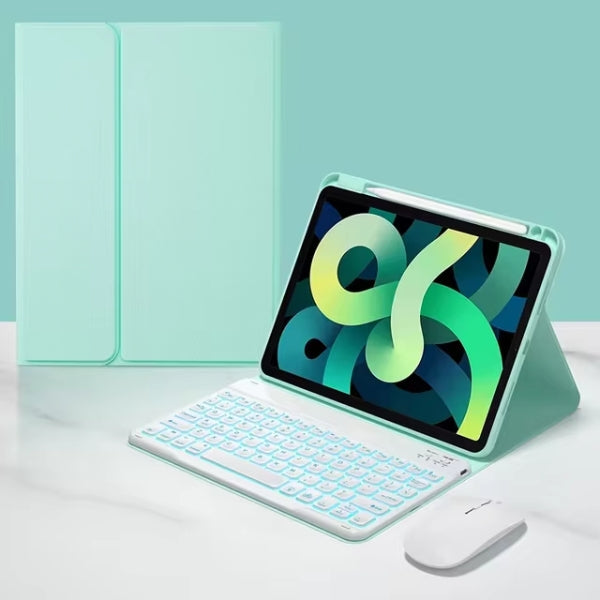 Wireless Keyboard Case for iPad with Rotating Feature