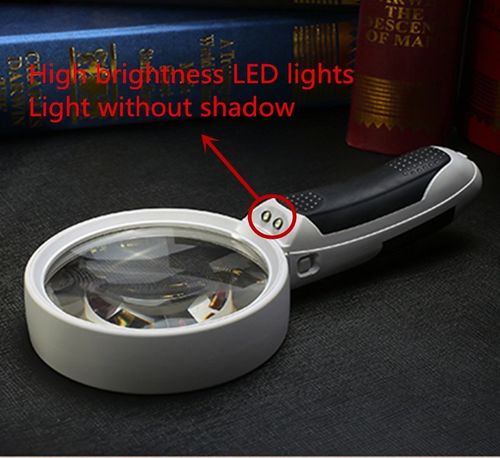20X Optical Magnifier with LED Illumination