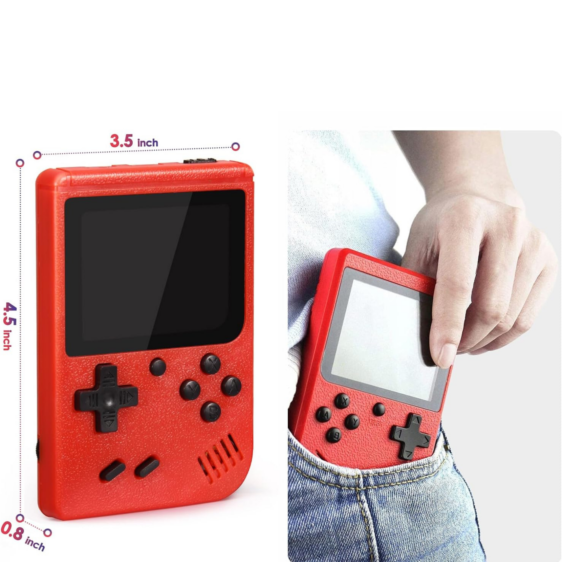 Classic Gaming Console - 400+ Nostalgic Games Collection