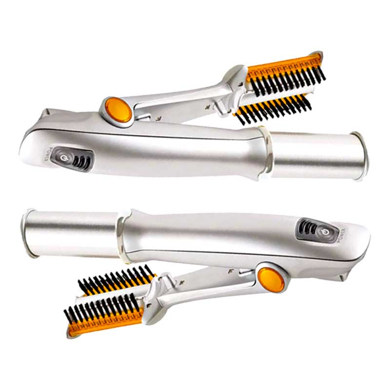 2 in 1 Rotating Hair Brush & Iron for Professional Styling