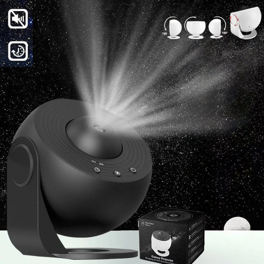 360° Rotating Galaxy Projector - Enchanting Room-Wide Starry Night Display