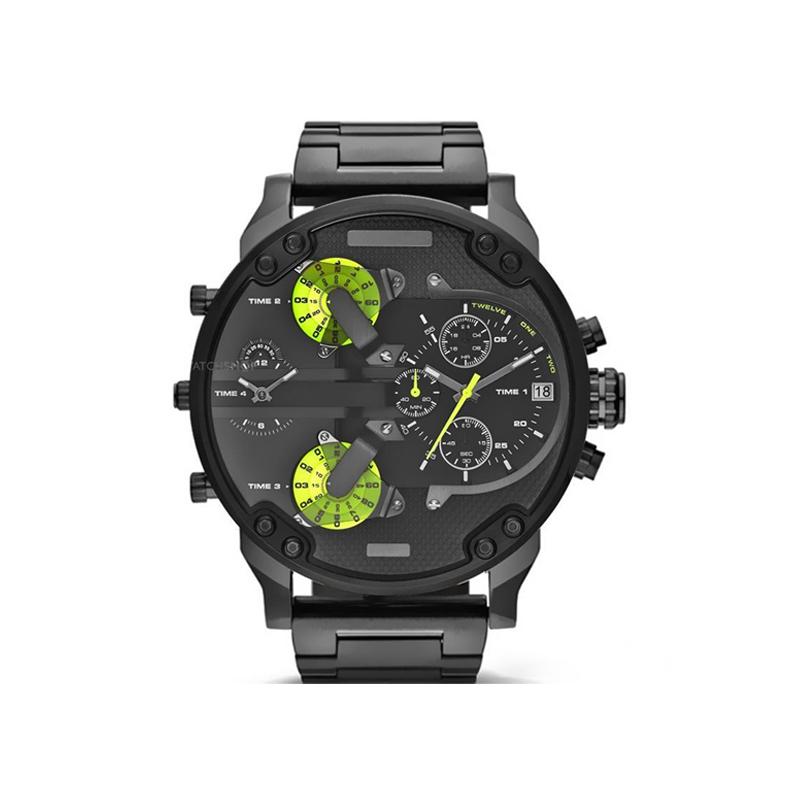 Luxury Men's Chronograph Quartz Watch – Stainless Steel Timepiece