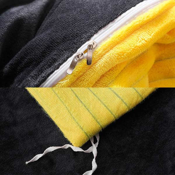 Plush Corduroy Velvet Winter Bedding Set