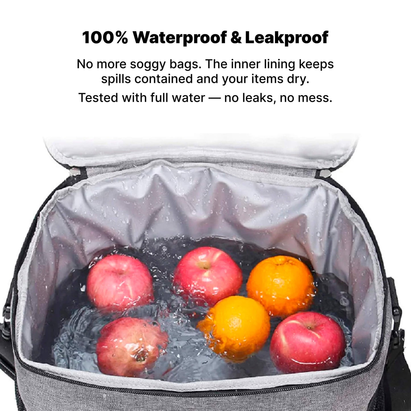 33L Waterproof Insulated Cooler Bag for Outdoor Adventures