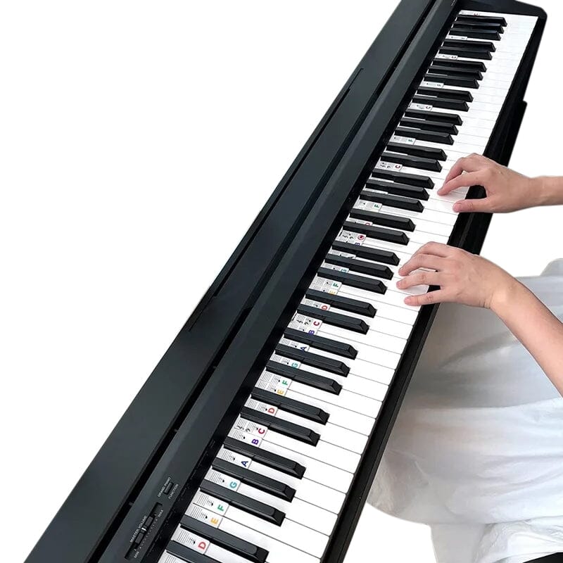 Removable Keyboard Note Labels for Piano Beginners