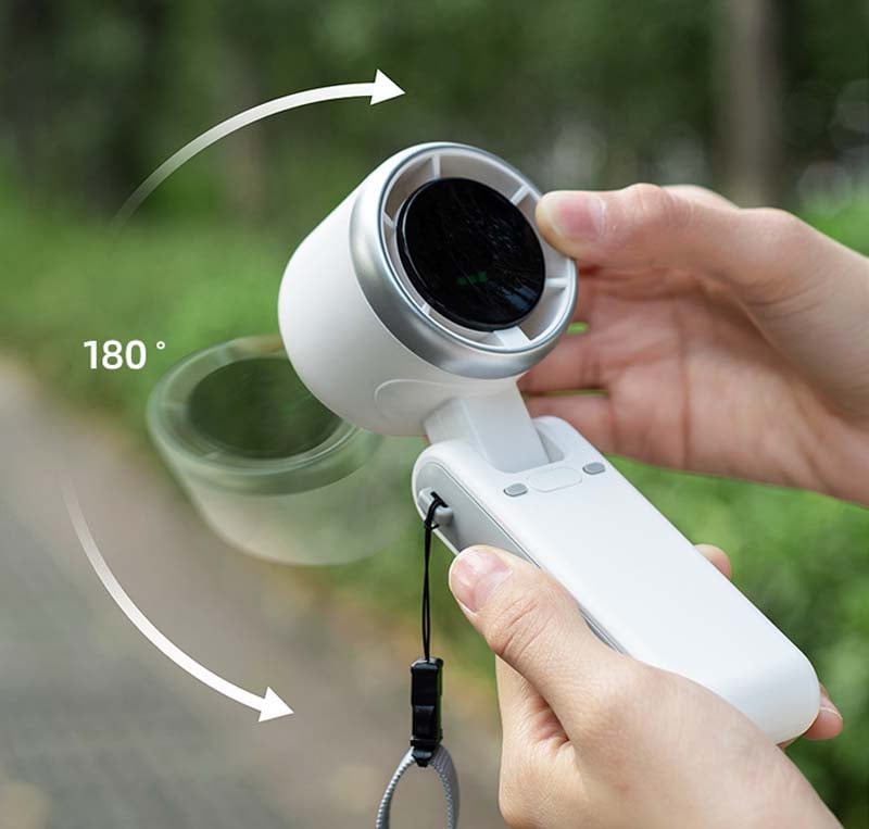 Portable High-Speed Folding Turbine Fan for Travel