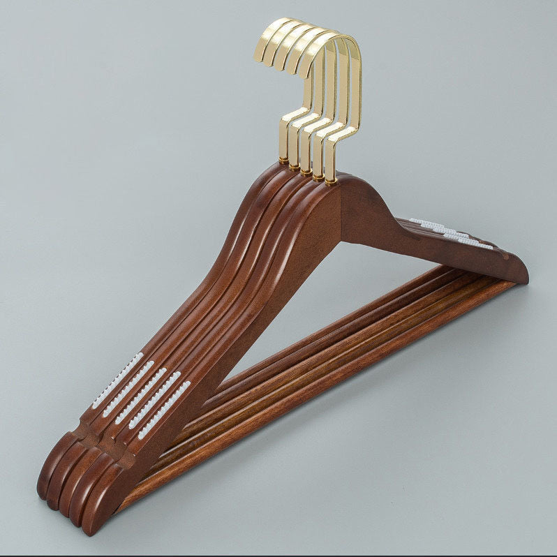 Vintage Solid Wood Seamless Hanger for Clothes Drying