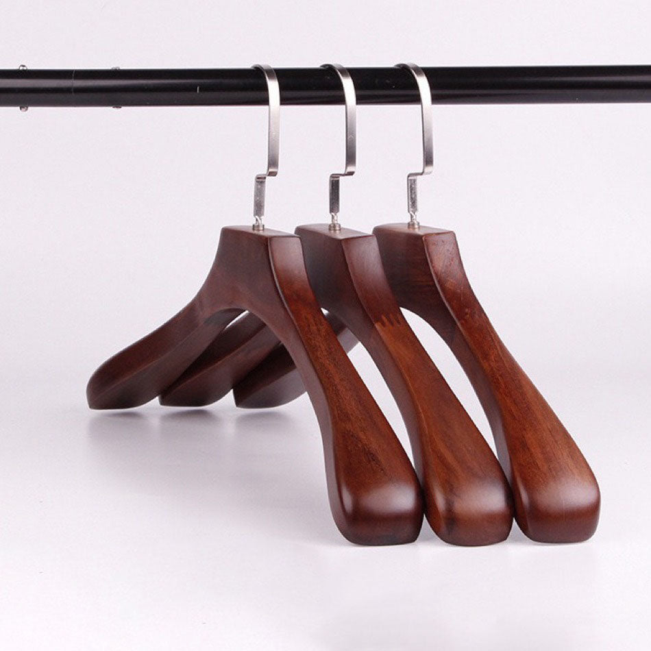 Vintage Solid Wood Seamless Hanger for Clothes Drying