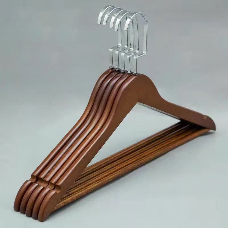 Vintage Solid Wood Seamless Hanger for Clothes Drying