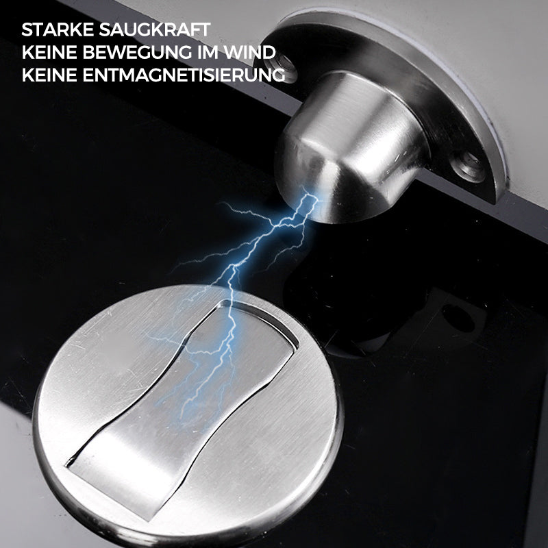 Invisible Magnetic Door Stopper in Stainless Steel Finish