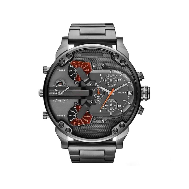 Luxury Men's Chronograph Quartz Watch – Stainless Steel Timepiece