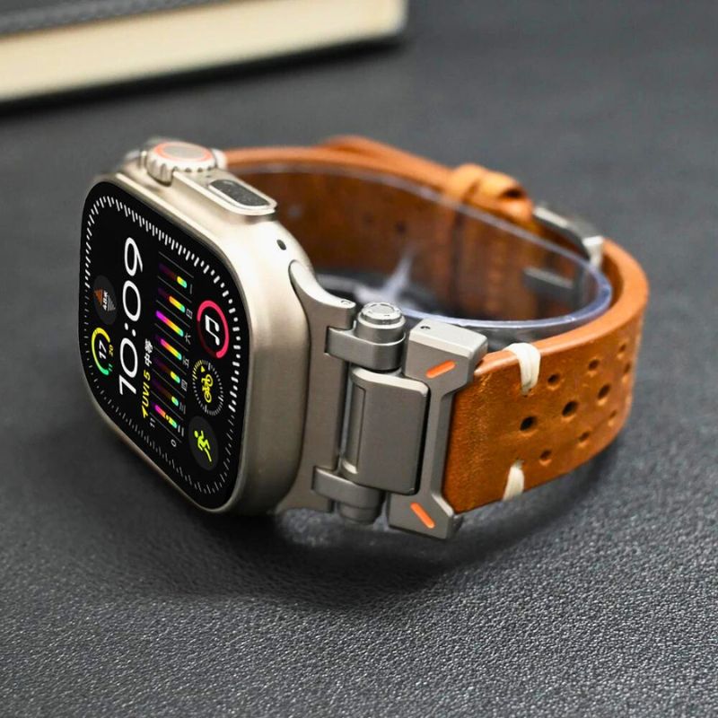 Genuine Leather Apple Watch Strap – Stylish & Durable Replacement Band