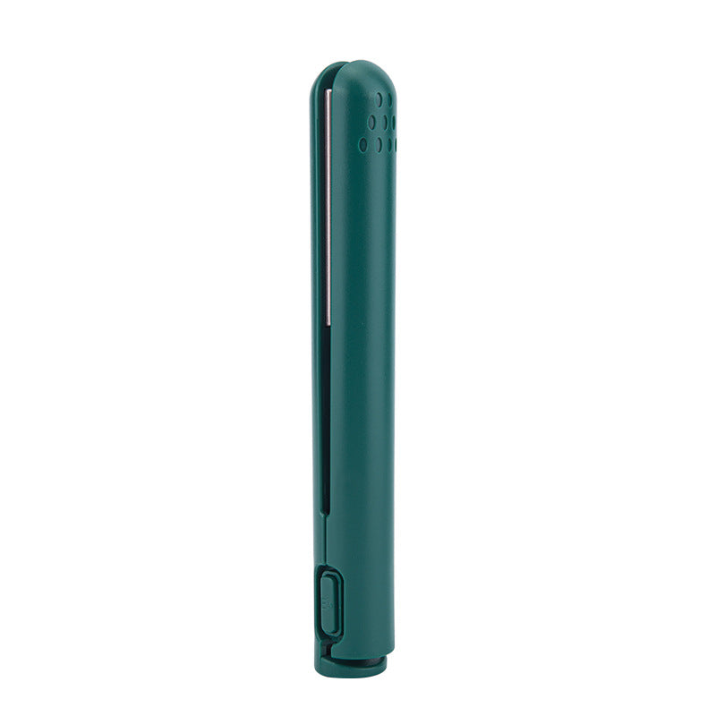 Mini 2-in-1 Ceramic Curl and Straighten Iron for Travel Styling