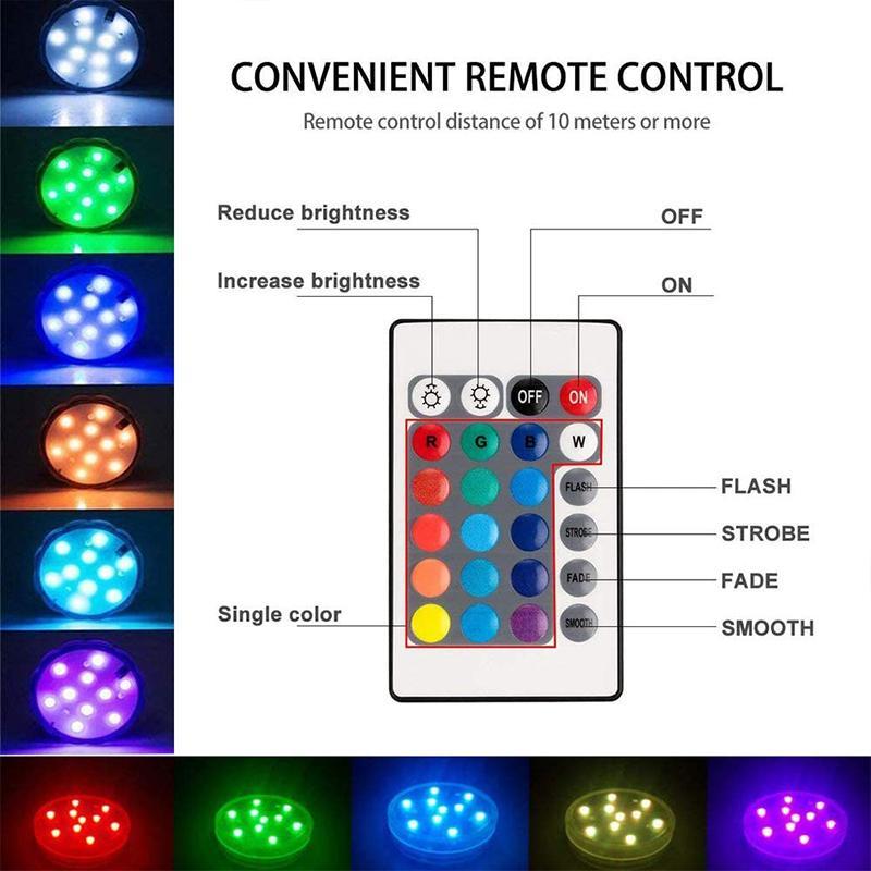 Wireless Waterproof LED Light with Magnetic Suction Cup