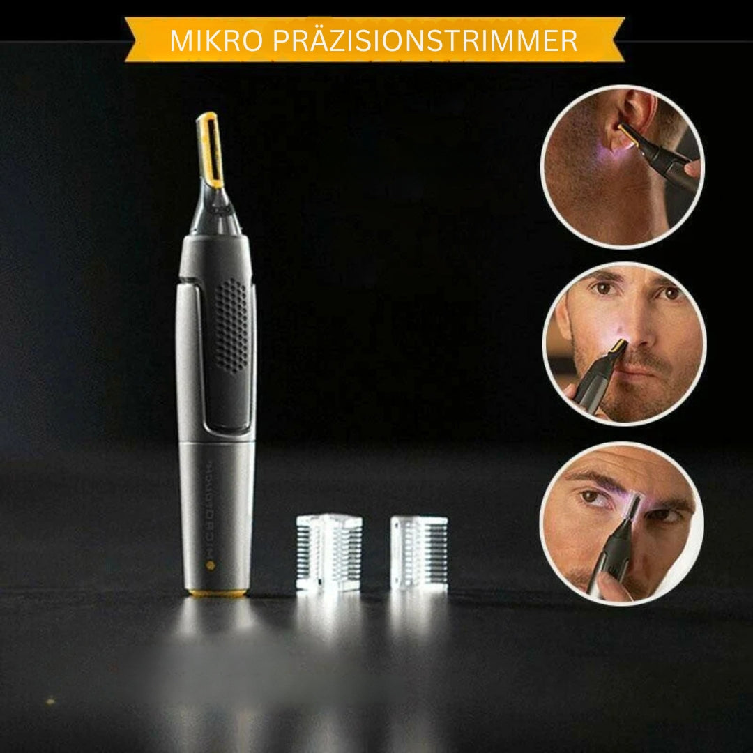 PrecisionEdge Facial Trimmer with LED Light and Ergonomic Design