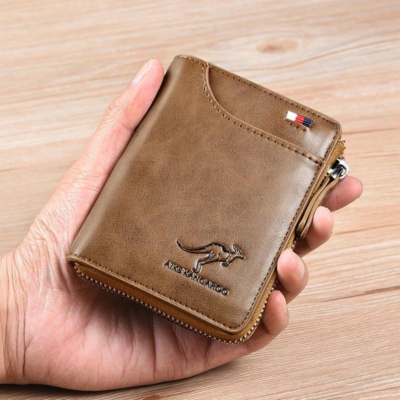 RFID-Blocking Men's Leather Wallet