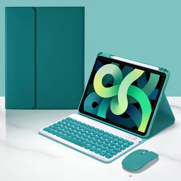 Wireless Keyboard Case for iPad with Rotating Feature
