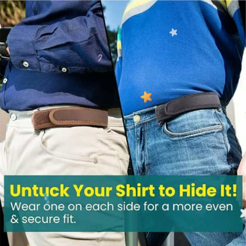 Adjustable Buckle-Free Belt for Effortless Comfort